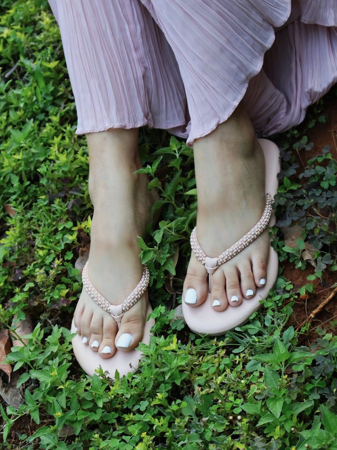 Monrow Women Andrea Peach Flats