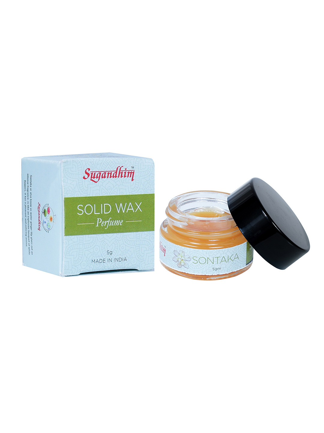 Sugandhim Unisex Sontaka Solid Wax Perfume Long-Lasting & Natural Fragrance - 5g