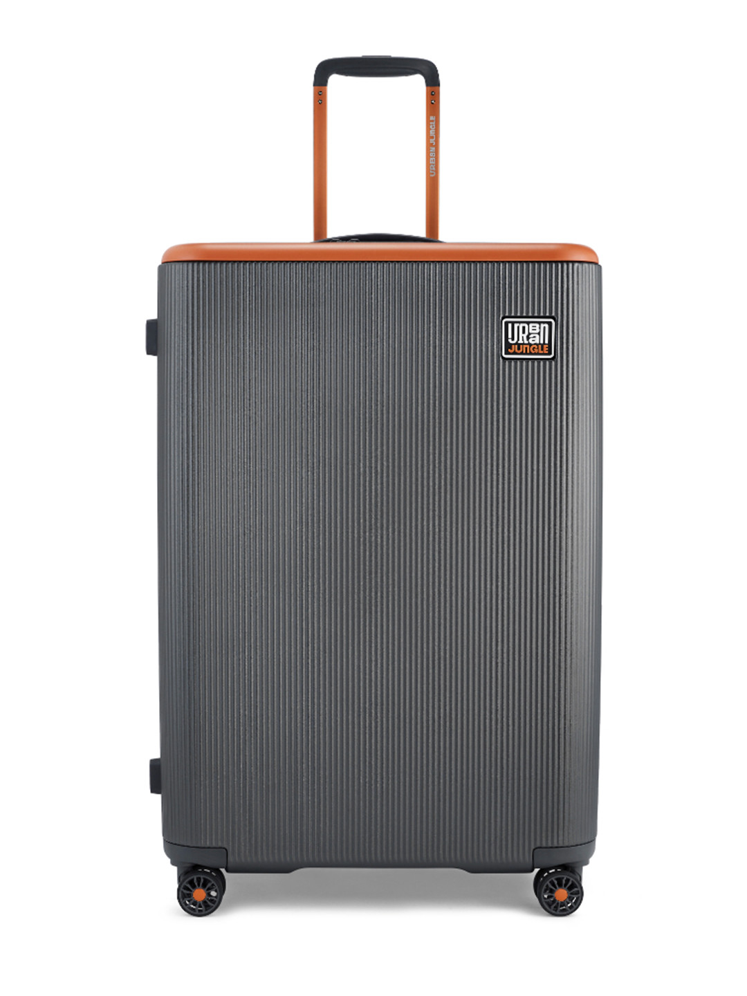 Urban Jungle By Safari Grey Light Weight Hardside Trolley Large Polycarboante Suitcase