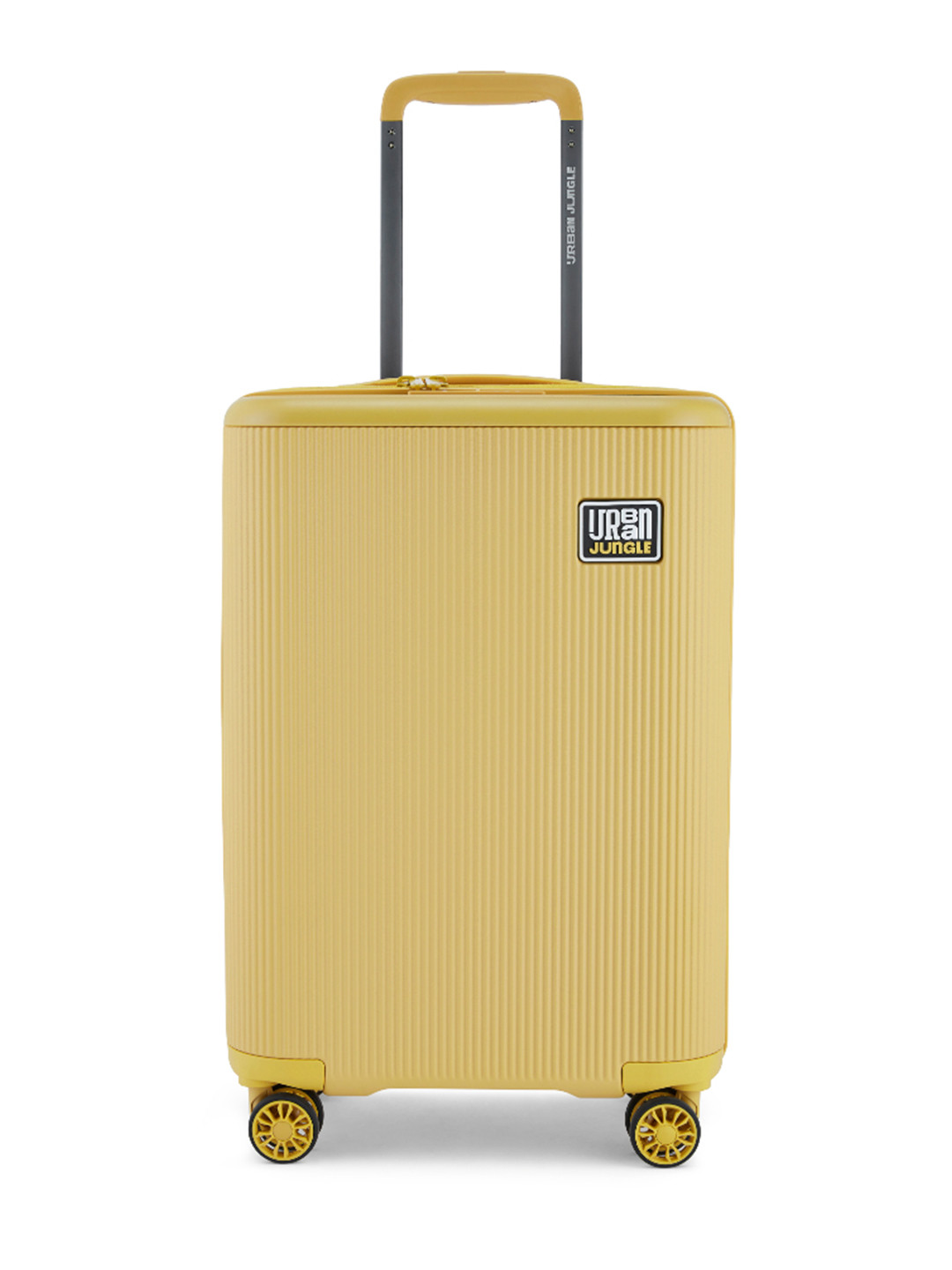 Urban Jungle By Safari Yellow Light Weight Cabin Hardside Trolley Polycarboante Suitcase