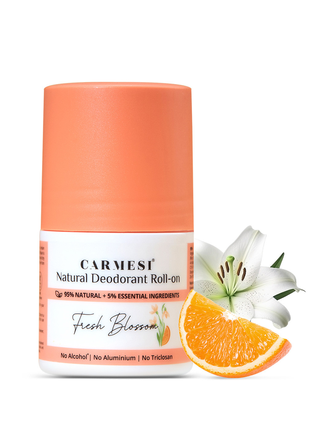 CARMESI Women Natural Underarms Roll On Deodorant - Fresh Blossom 50ml