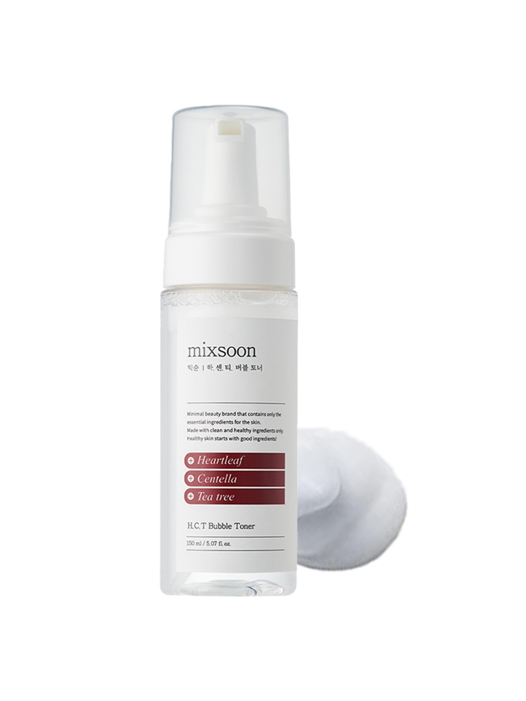 Mixsoon H.C.T. Bubble Toner with Heartleaf-Centella & Tea Tree - 150 ml
