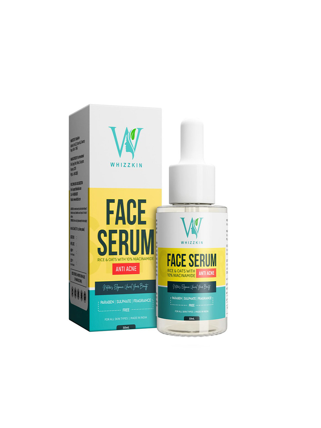Whizzkin Anti Acne Rice & Oats Face Serum - 30 ml