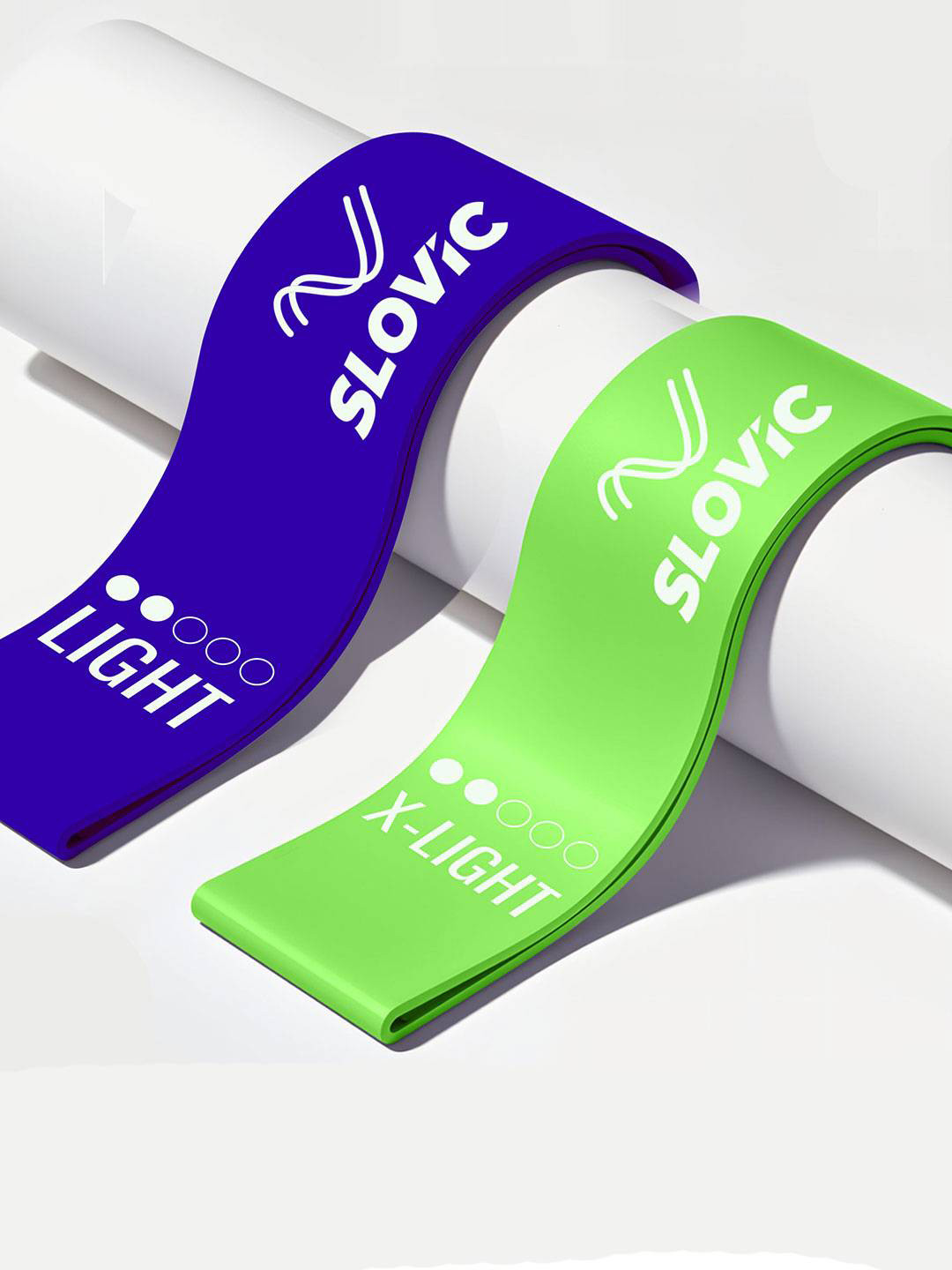 SLOVIC Set Of 2 Printed Resistance Bands