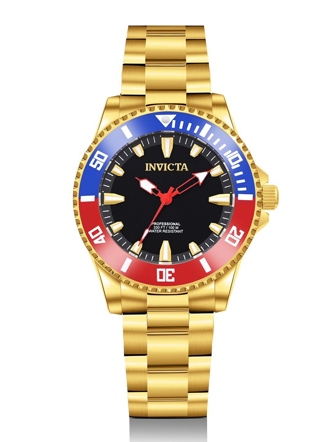 Invicta pro diverMen Dial & Stainless Steel Bracelet Style Straps Analogue Watch