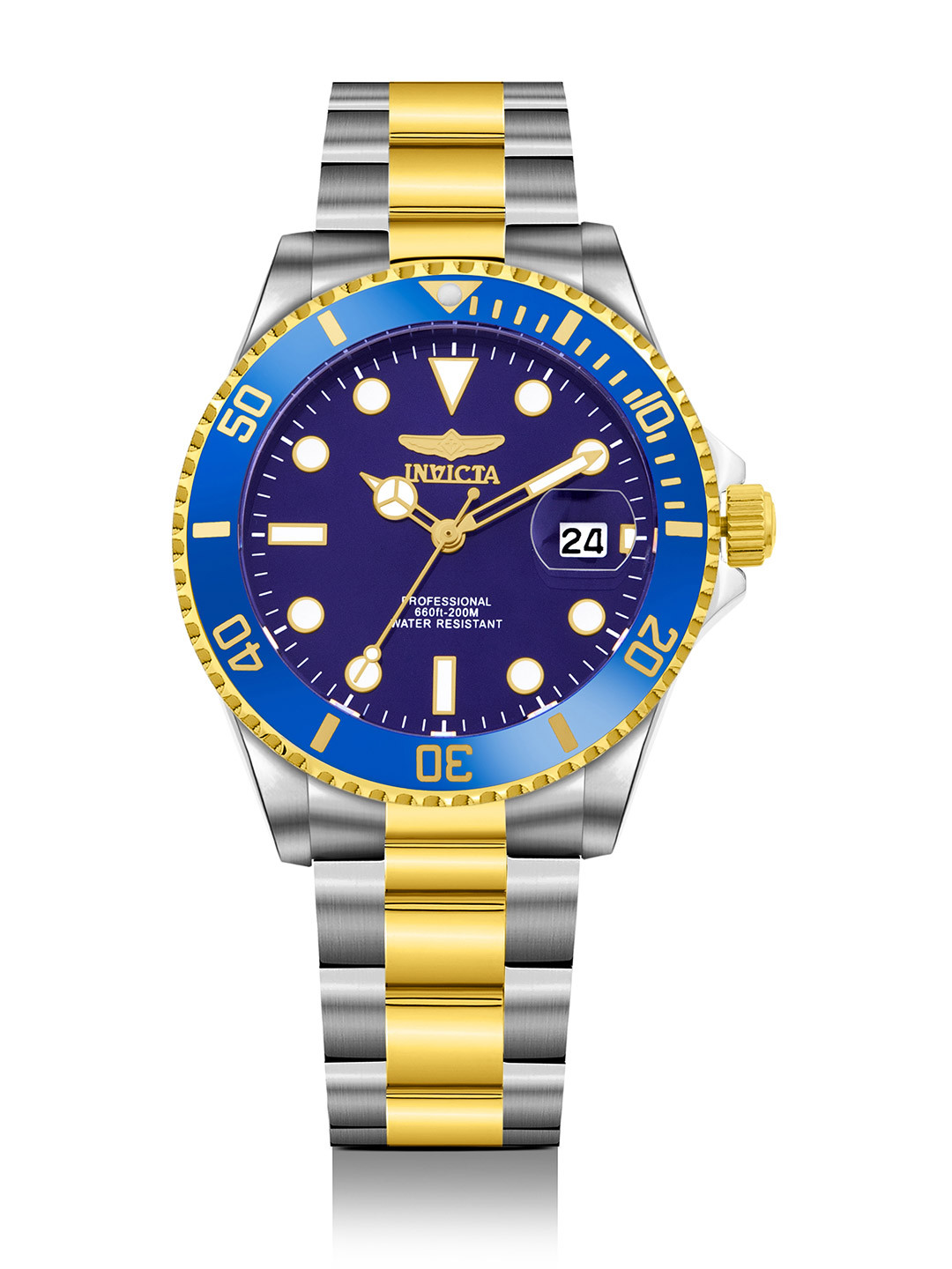 Invicta Men Dial & Stainless Steel Bracelet Style Straps Analogue Watch 37151