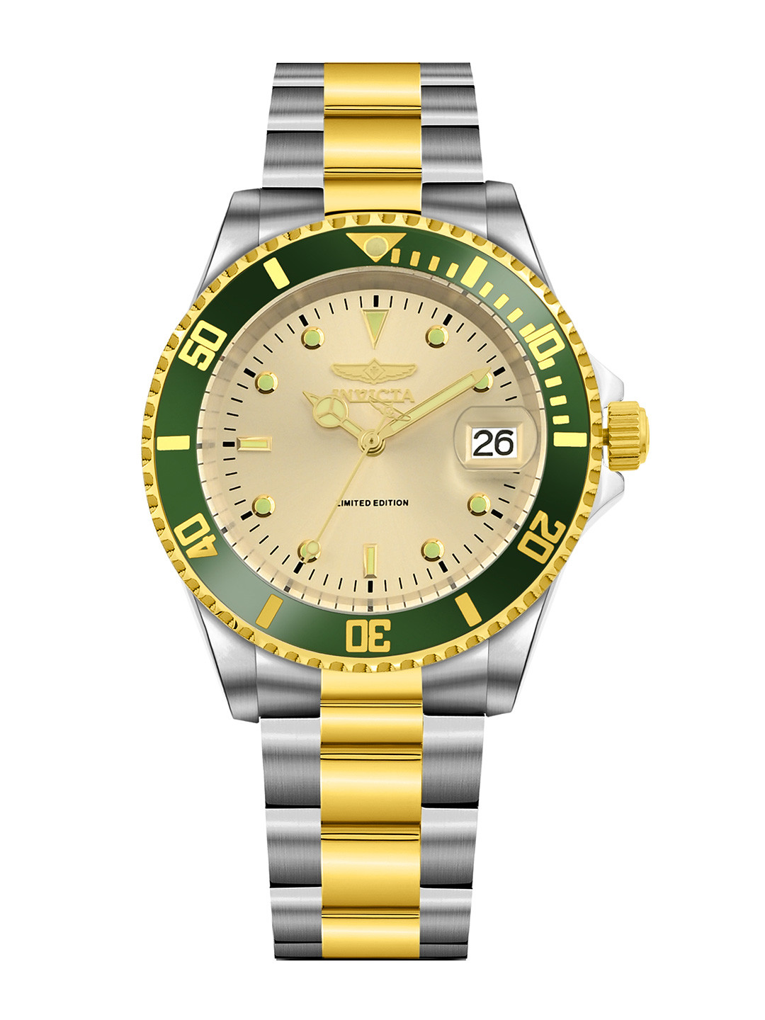 Invicta Men Dial & Stainless Steel Bracelet Style Straps Analogue Automatic Watch 47395