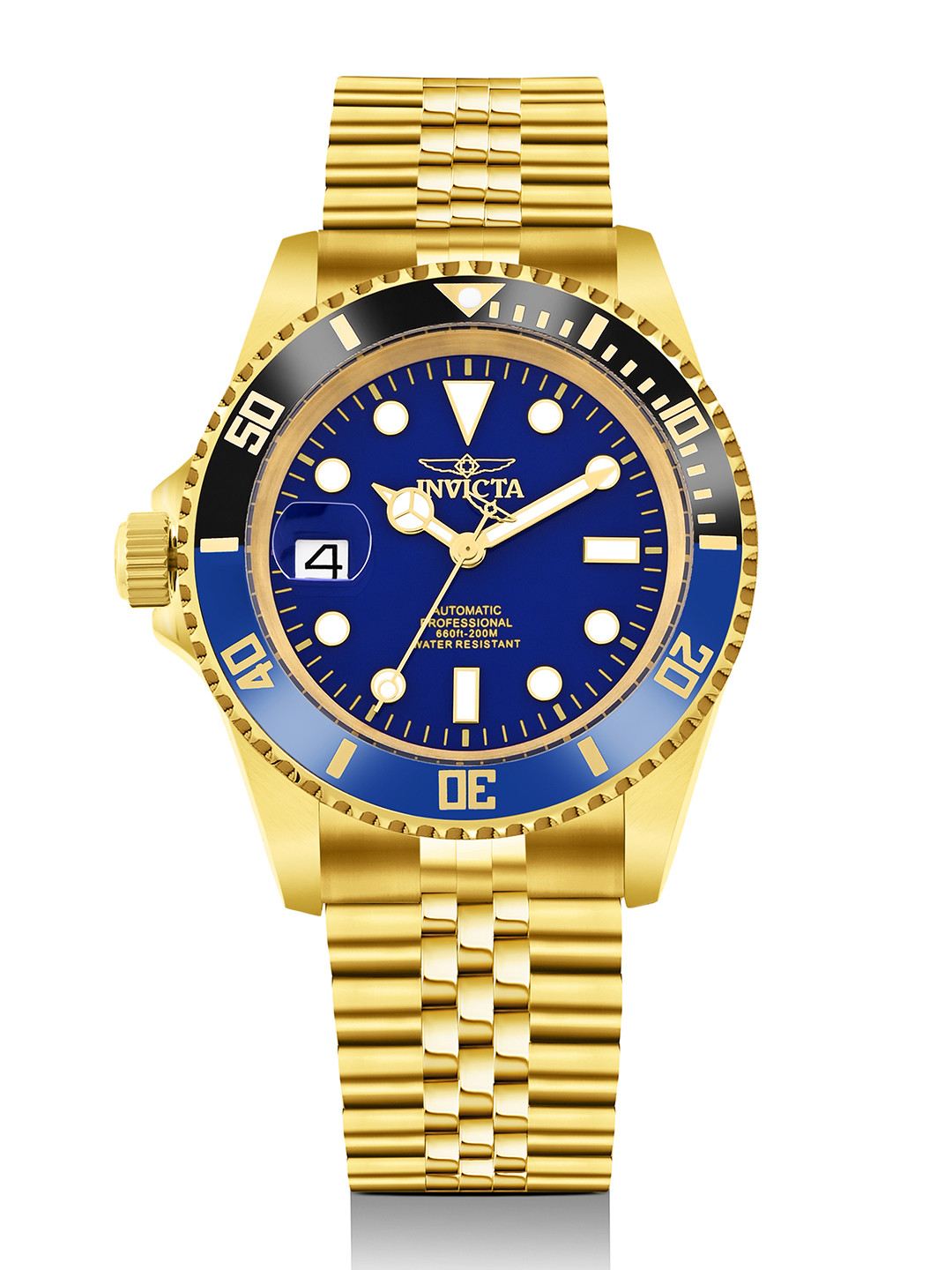 Invicta Pro Diver Men Dial & Stainless Steel Bracelet Style Straps Analogue Watch 43984