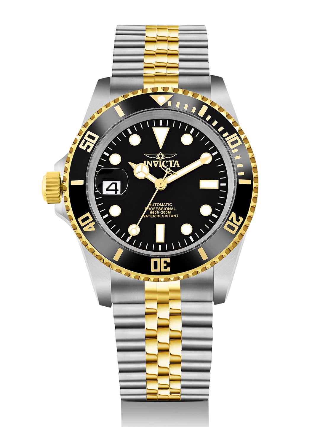 Invicta Men Dial & Stainless Steel Bracelet Style Straps Analogue Automatic Watch 43986