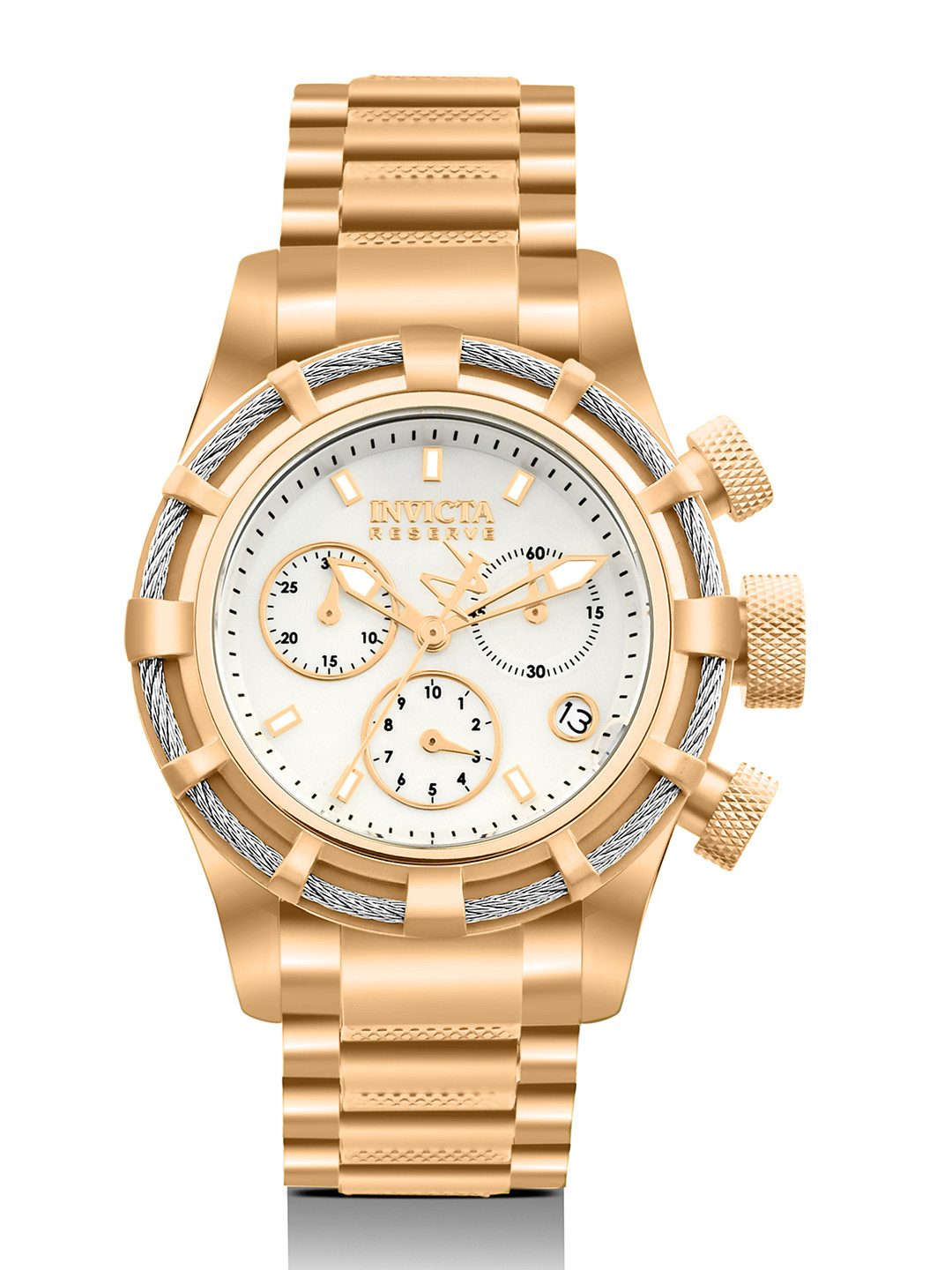 Invicta Men Dial & Stainless Steel Bracelet Style Straps Analogue Watch 90010