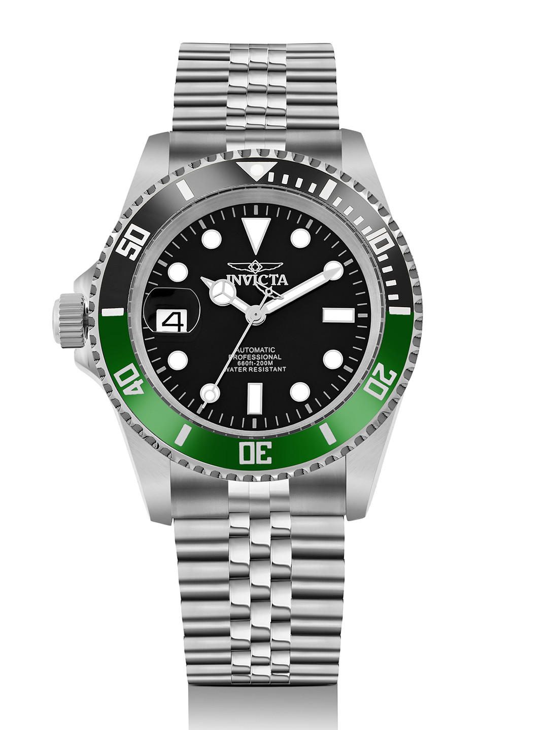 Invicta Men Dial & Stainless Steel Bracelet Style Straps Analogue Automatic Watch 43980