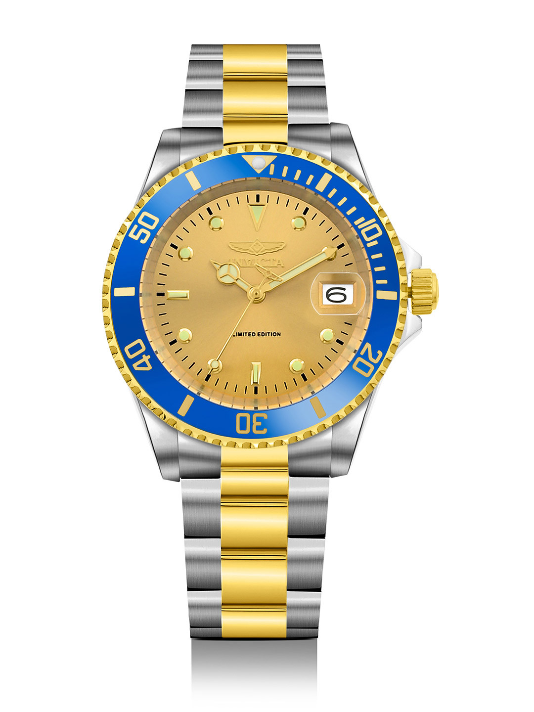 Invicta Men Dial & Stainless Steel Bracelet Style Straps Analogue Automatic Watch 47394