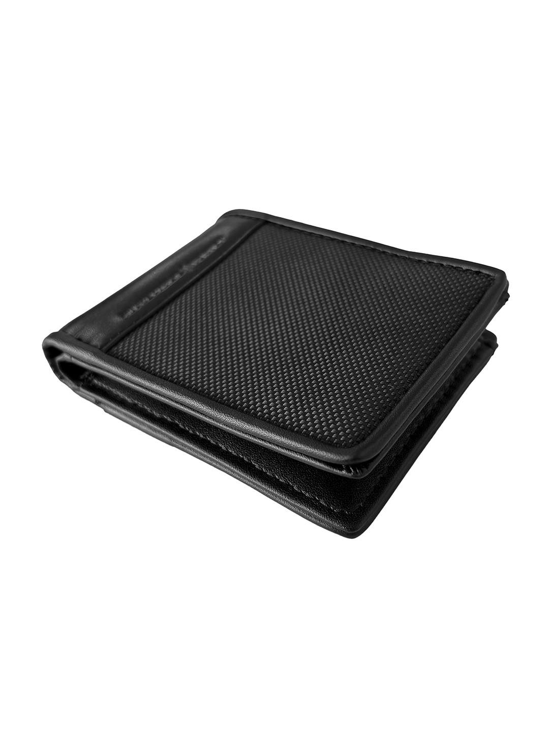 Nu Republic Unisex Textured Leather Two Fold Wallet
