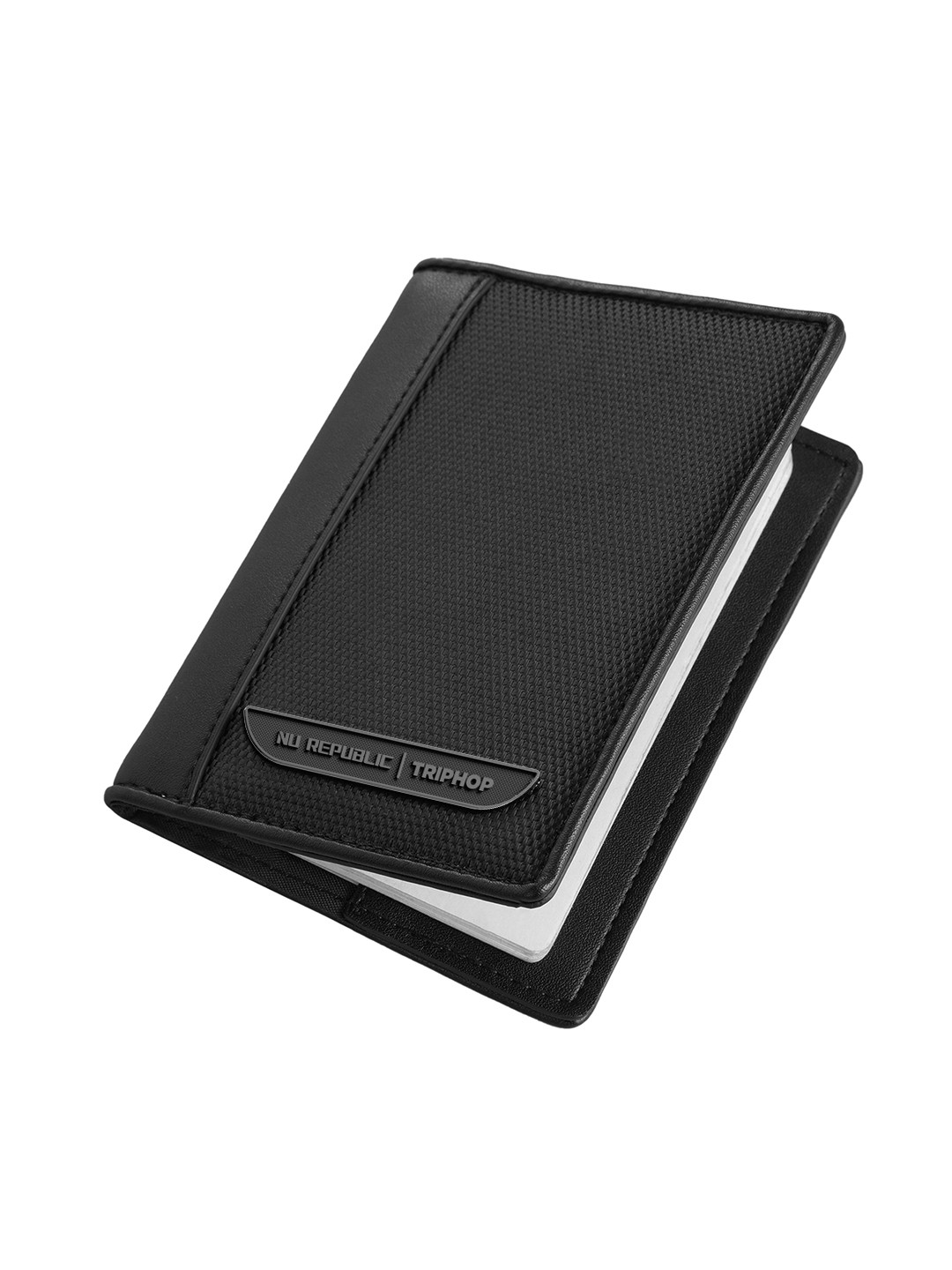 Nu Republic Unisex Textured Leather Passport Holder