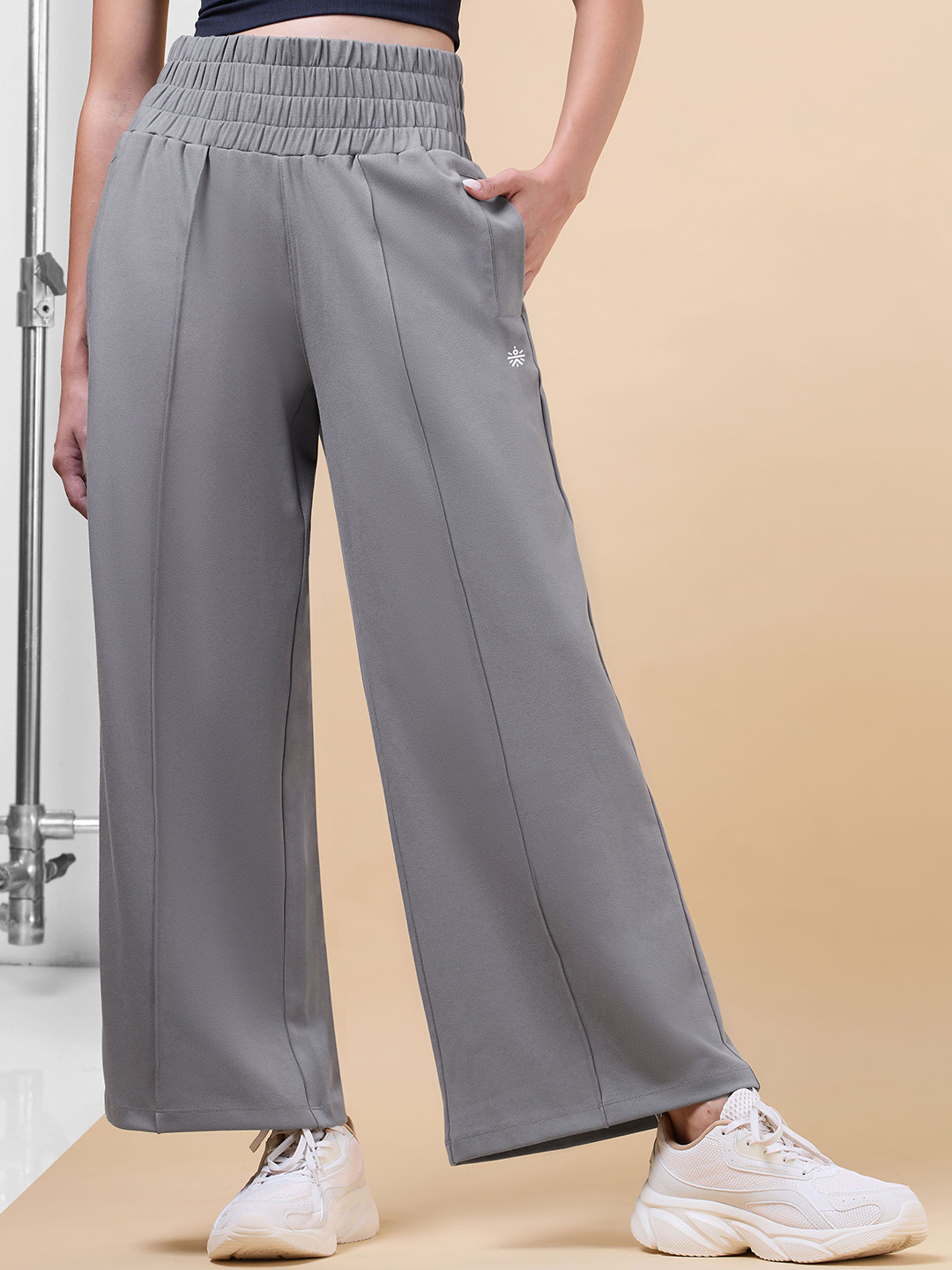 CULT Women Flex Premium Wide Leg High Waist Pants