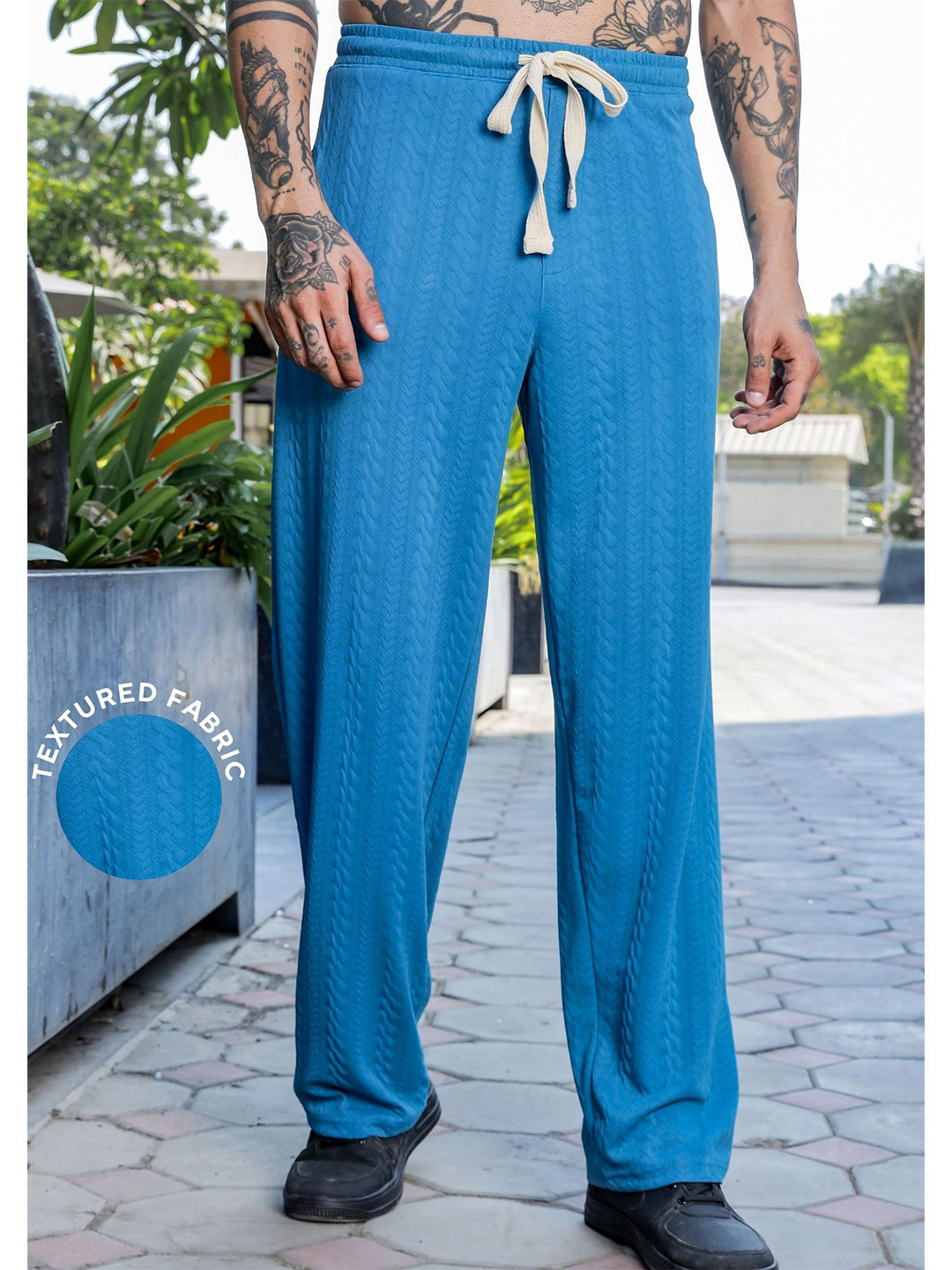 House of Koala Unisex Super Soft Textured Extra Baggy Korean Pant