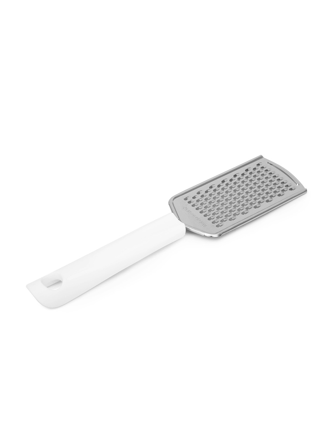 Fackelmann White 1pc Stainless Steel Cheese Ginger and Vegetable Grater Dishwasher Safe
