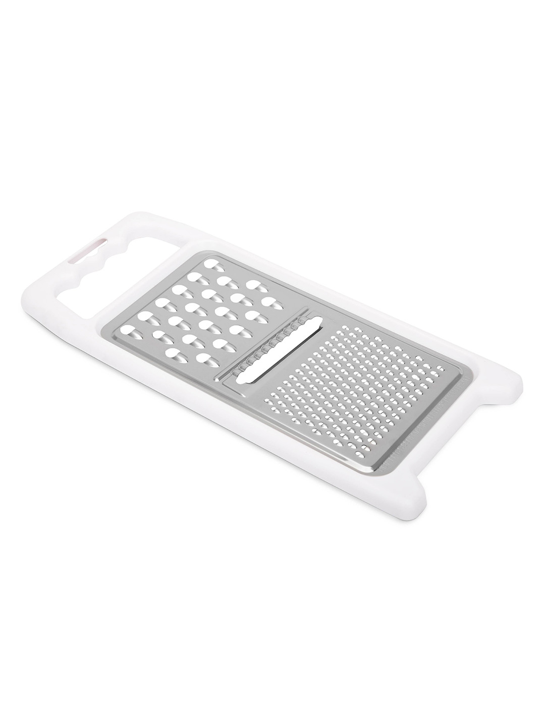 Fackelmann White Stainless Steel Sharp Blade and Easy Grip Universal Grater - 30cm