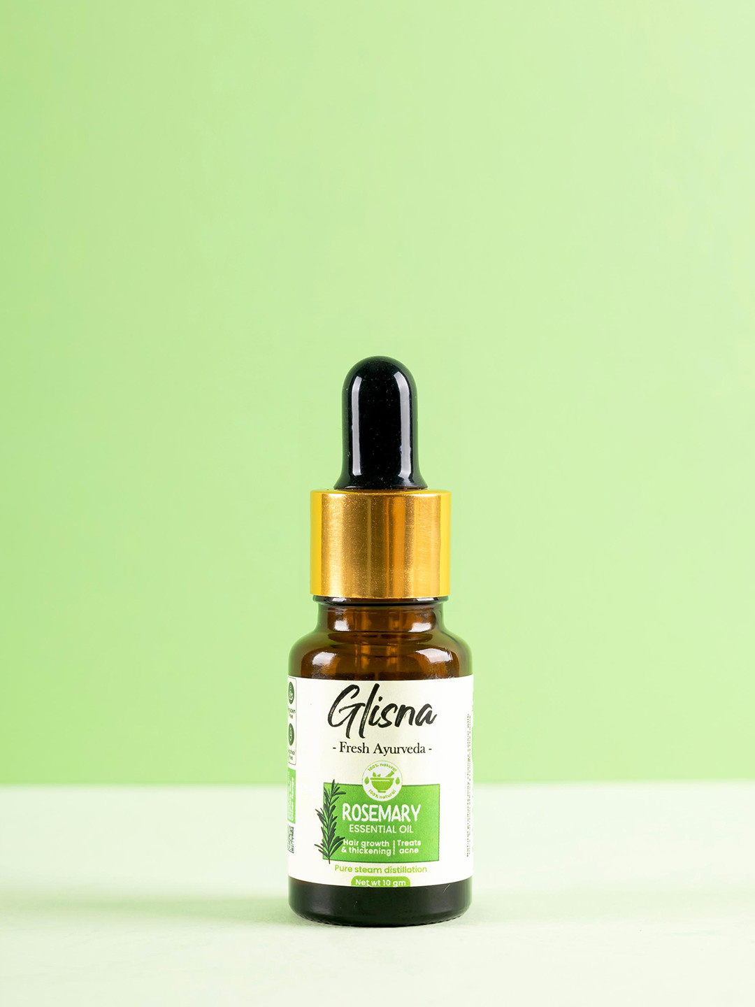 GLISNA Rosemary Fresh Ayurveda Essential Oil - 10g