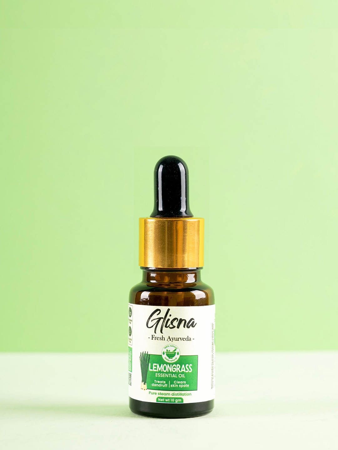 GLISNA Lemongrass Fresh Ayurveda Essential Oil- 10g
