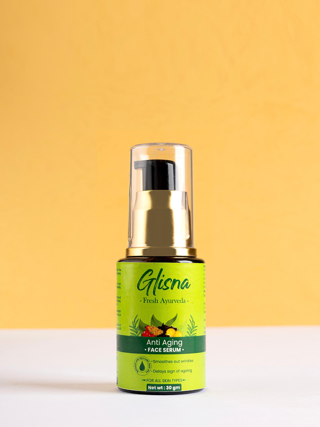 GLISNA Natural Anti-Aging Face Serum- 30 ml