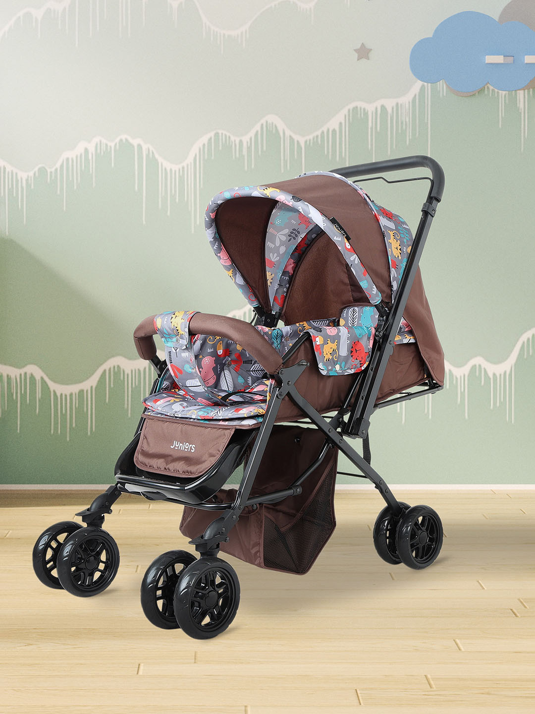 Juniors by Babyshop Roadstar Kids Printed  Stroller