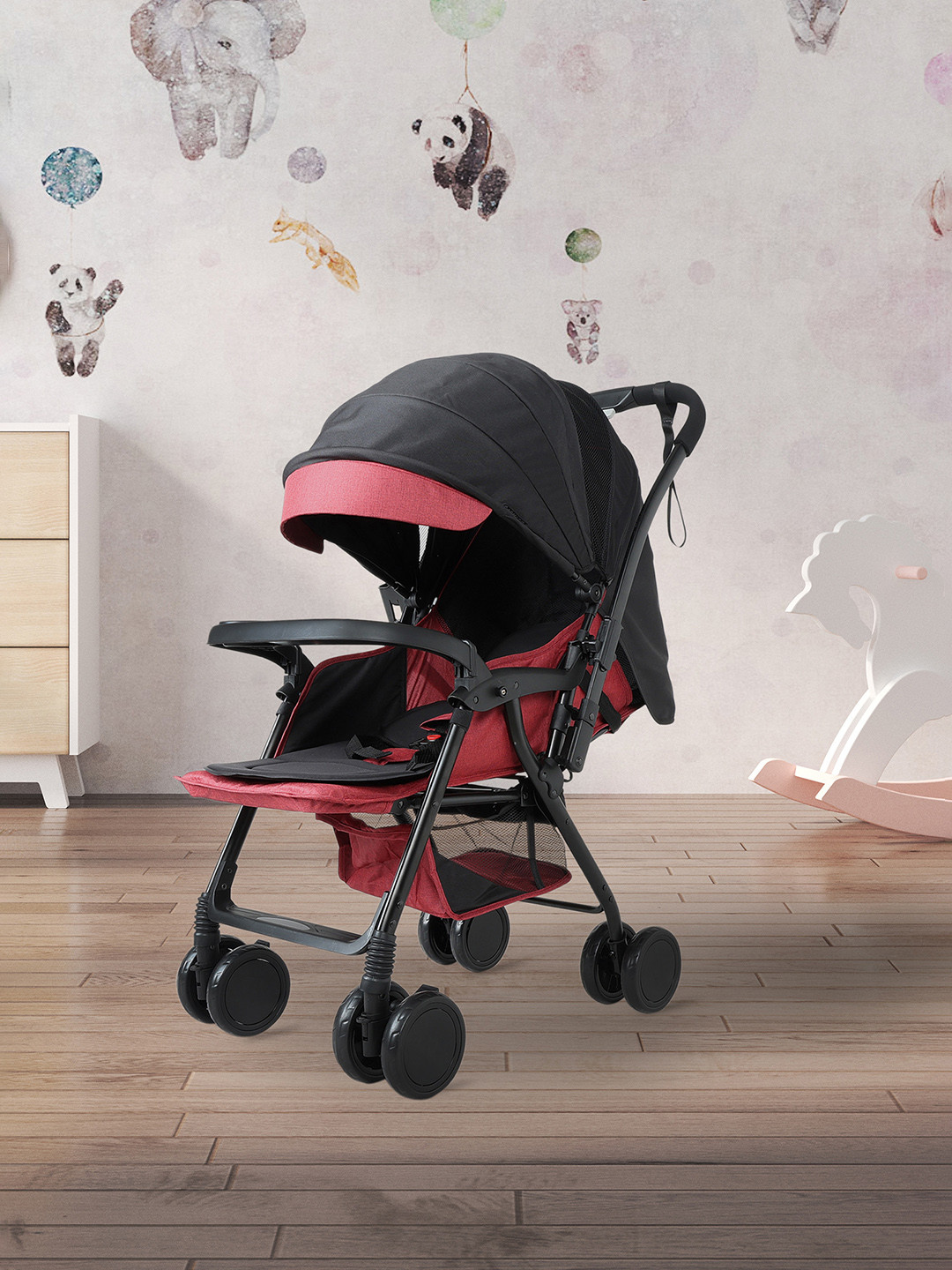 Juniors by Babyshop Infants Kids Stroller With Adjustable Canopy