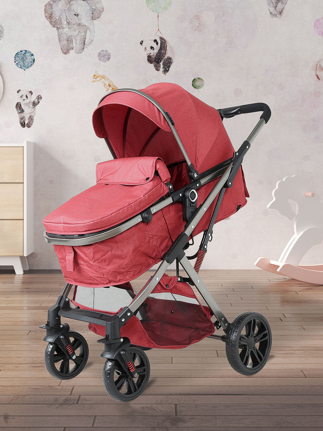Juniors by Babyshop Infants Kids Guardian Stroller With Adjustable Canopy