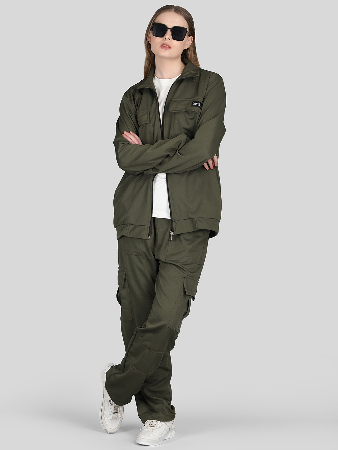 Raxedo Airport Outfit Travel Wear & Comfort Co Ord Set For Women