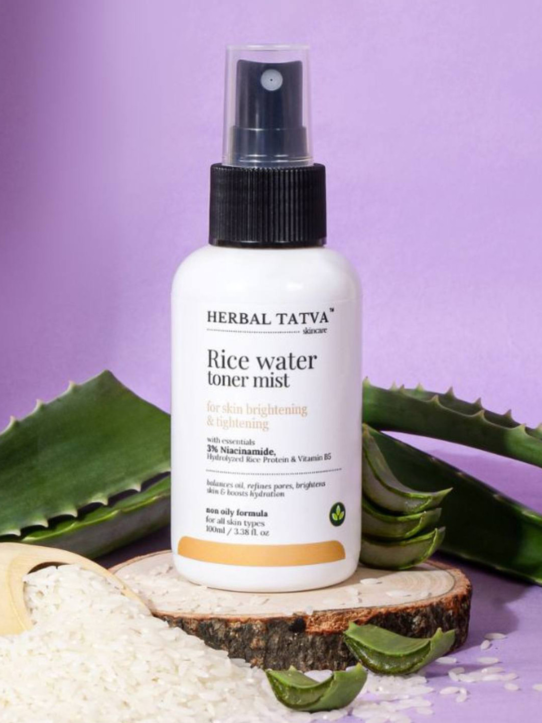 HERBAL TATVA Rice Water Toner Mist - 100 ml