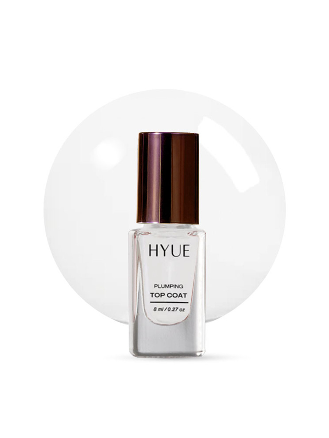 HYUE Gel FX Nail Paint Top Coat Quick Dry and Chip Resistant - 14 Day Long Wear-8ml