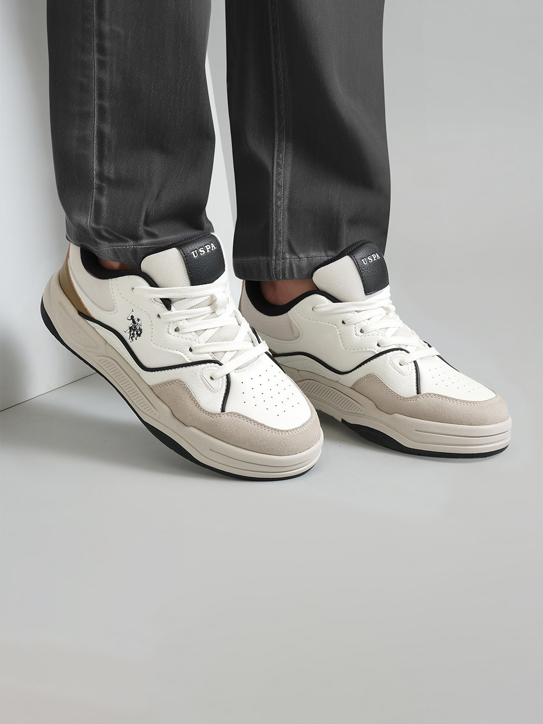 U.S. Polo Assn Men PU Sneakers