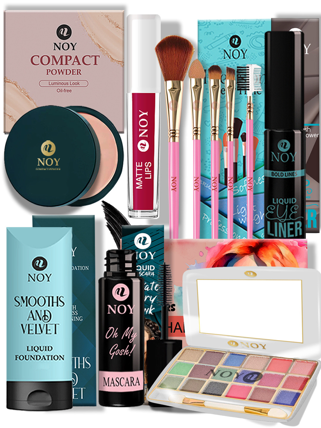 NOY Set Of 11 Full Makeup Kit