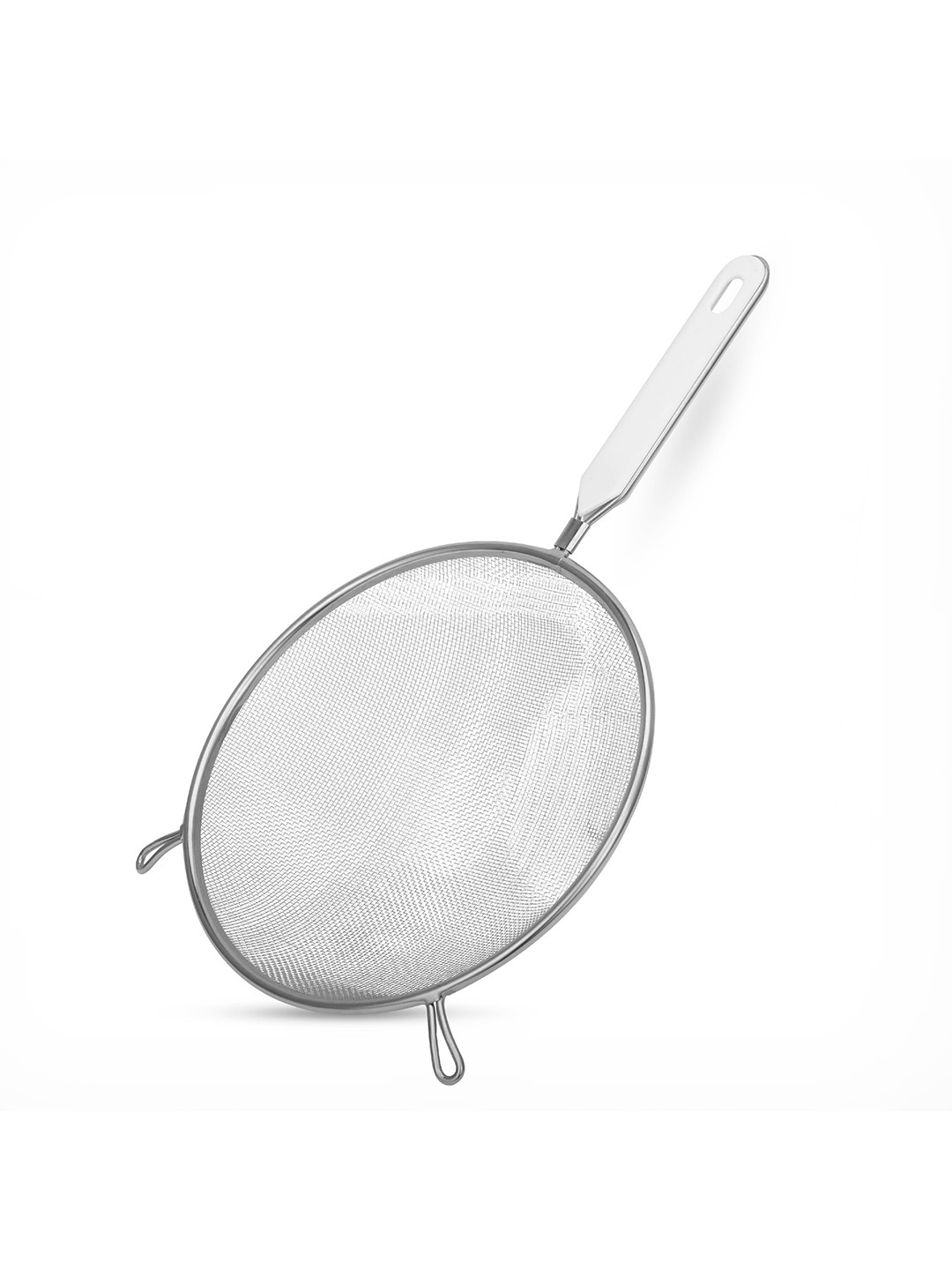 Fackelmann White Durable and Rust-Resistant Stainless Steel Large Strainer 20cm