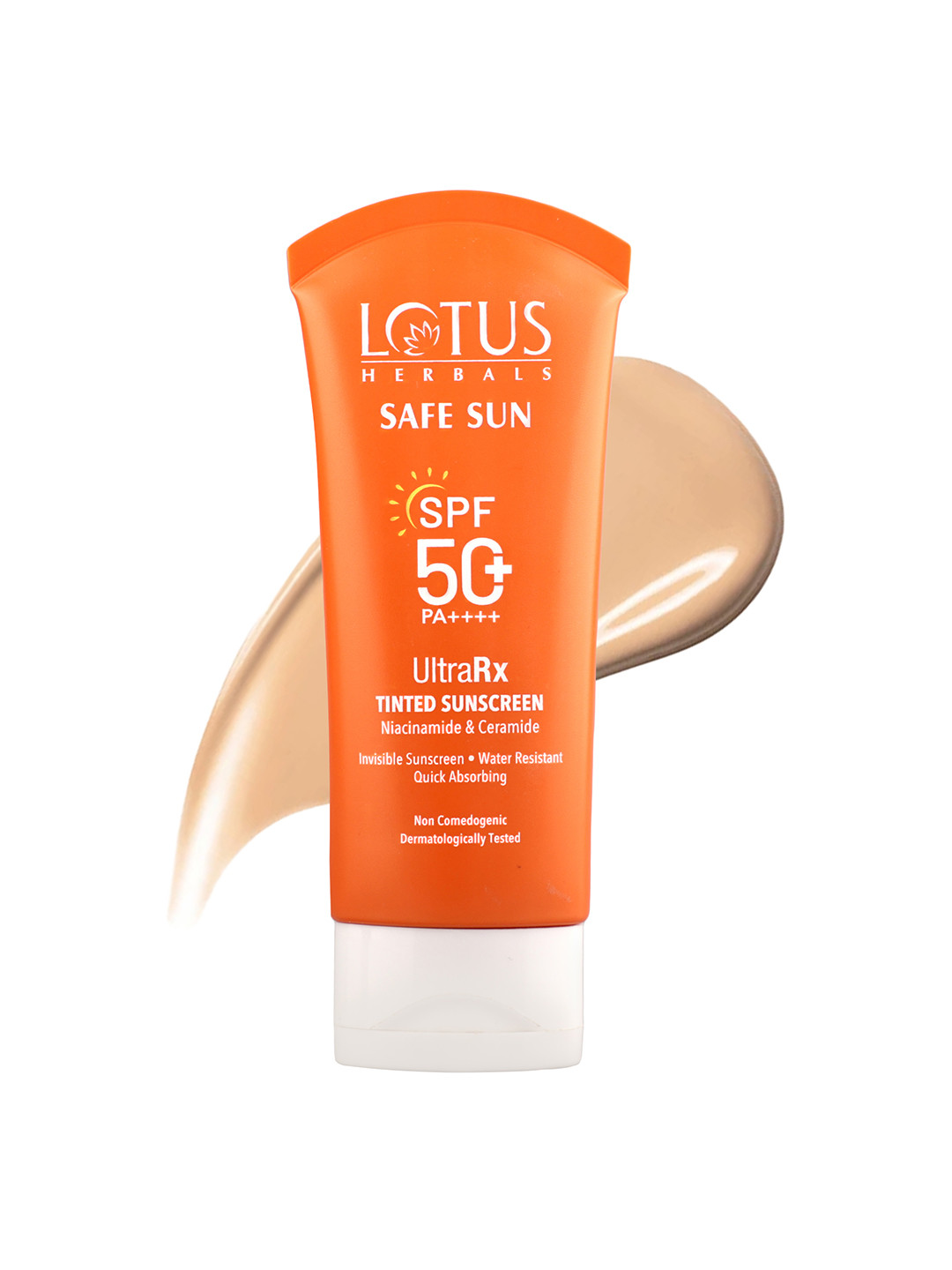 Lotus Herbals SafeSun UltraRx SPF50+ Tinted Sunscreen for UV/Blue Filters - 50 g