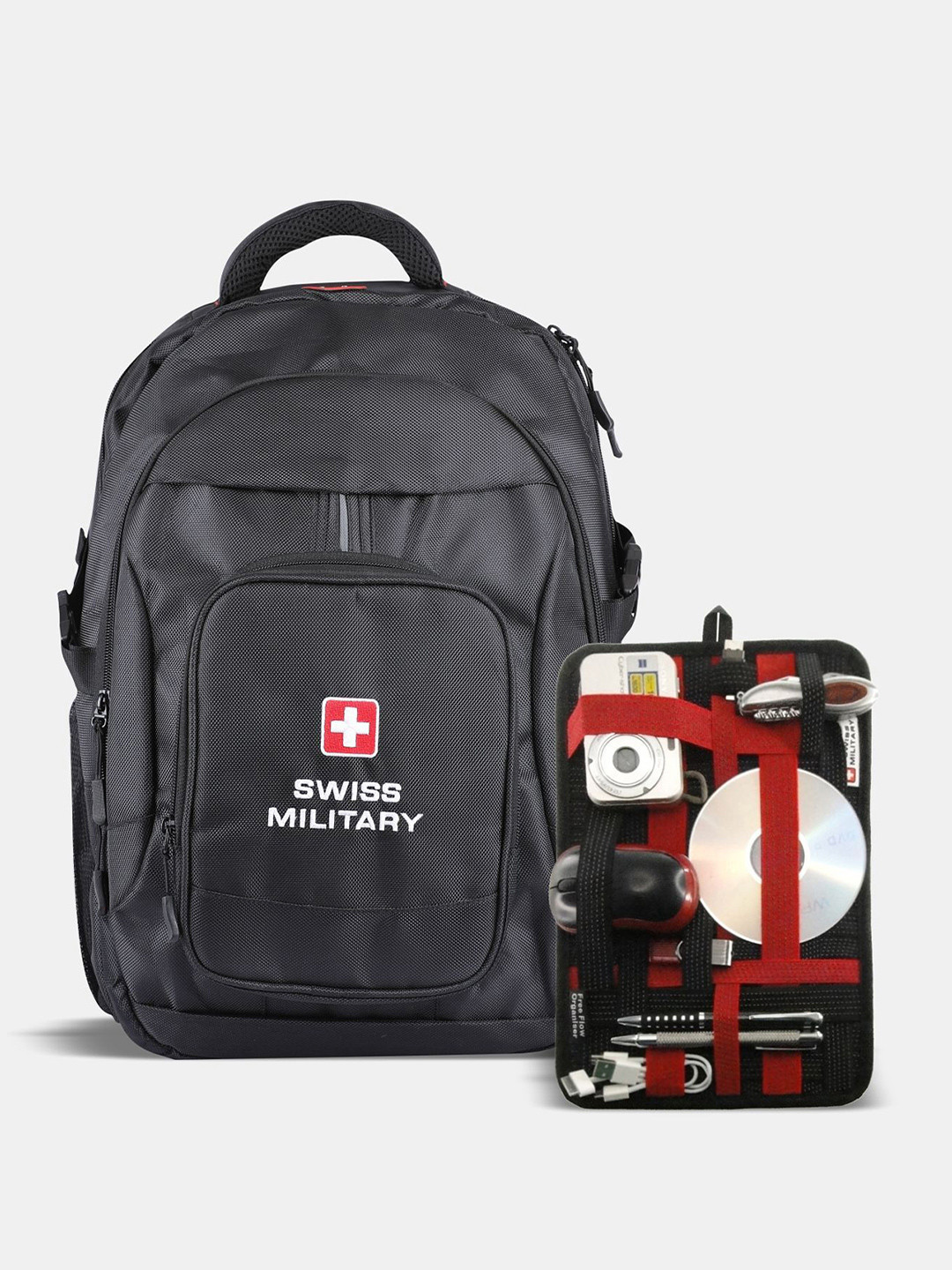SWISS MILITARY Unisex USB Charging Port Backpacks