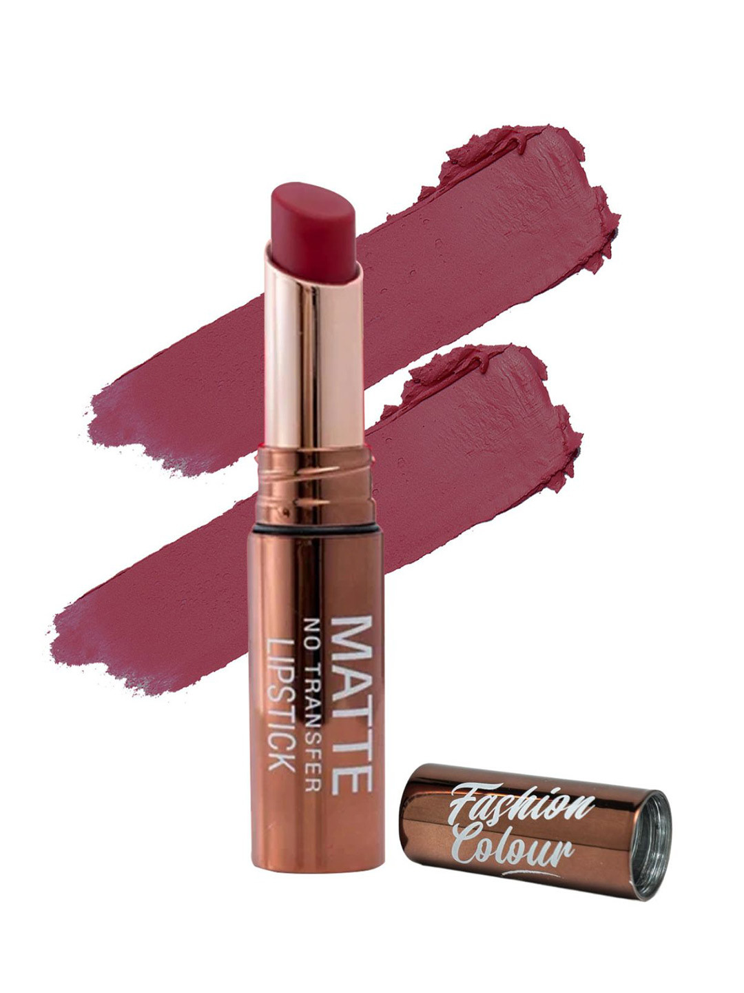 Fashion Colour Platinum Matte No Transfer Long Lasting Lipstick- 3.8g Spicy Ruby 603