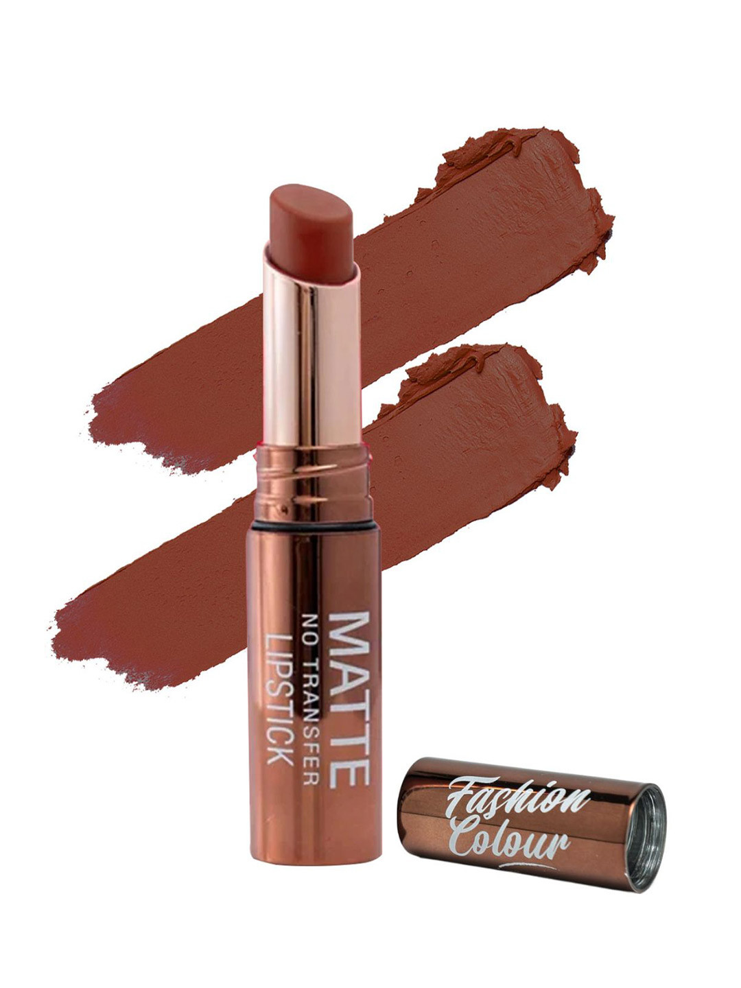 Fashion Colour Platinum Matte No Transfer Long Lasting Lipstick - 3.8 g Mocha 610