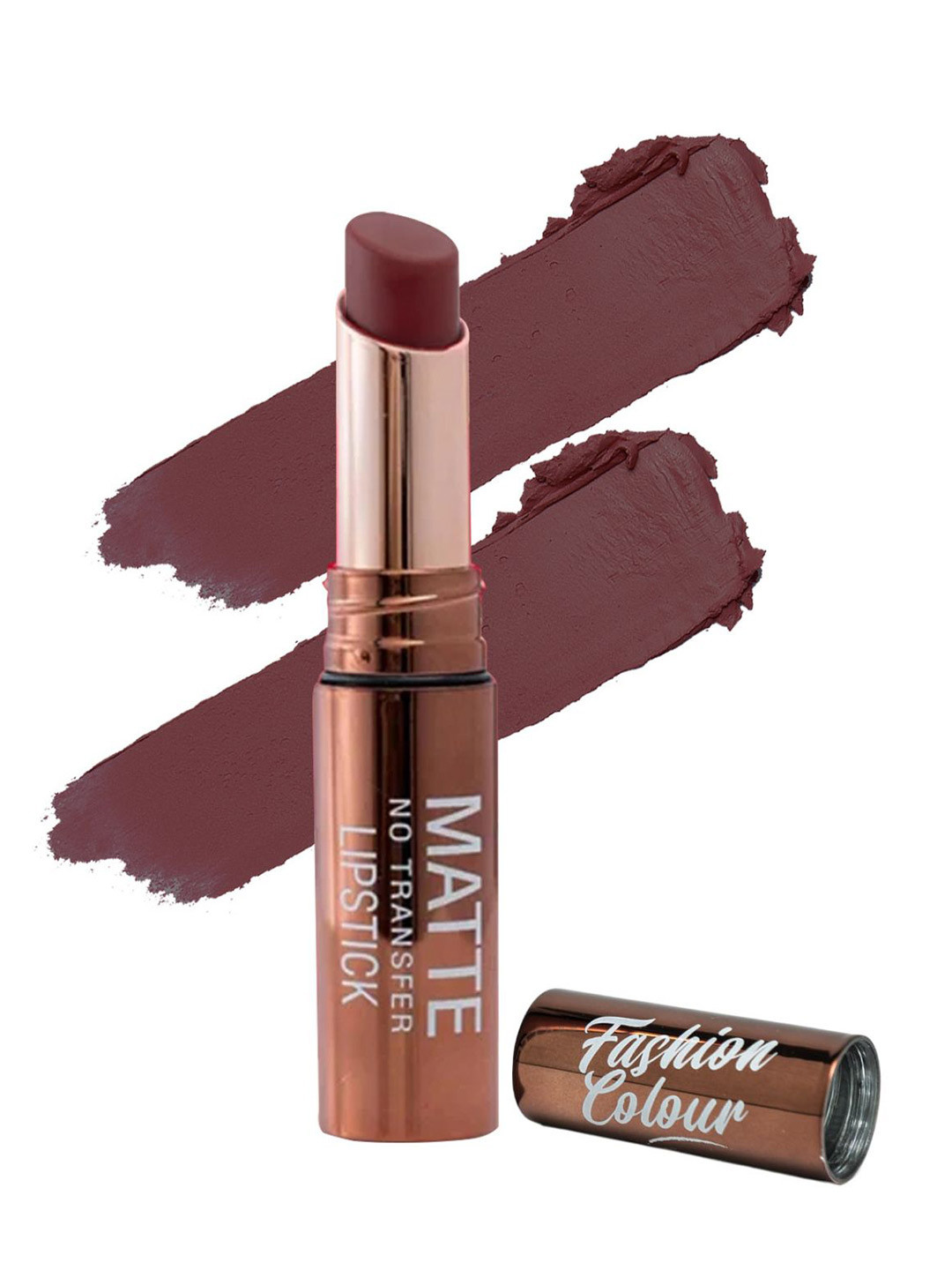 Fashion Colour Platinum Matte No Transfer Long Lasting Lipstick - 3.8g Deep Jujupe 605