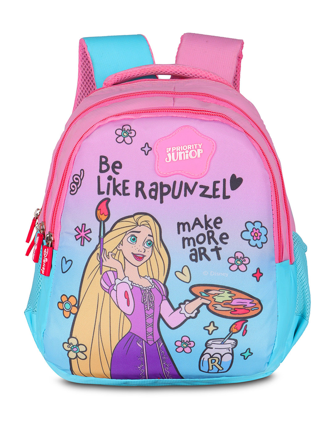 Priority Girls Disney Princess Rapunzel Printed School Backpack 18L