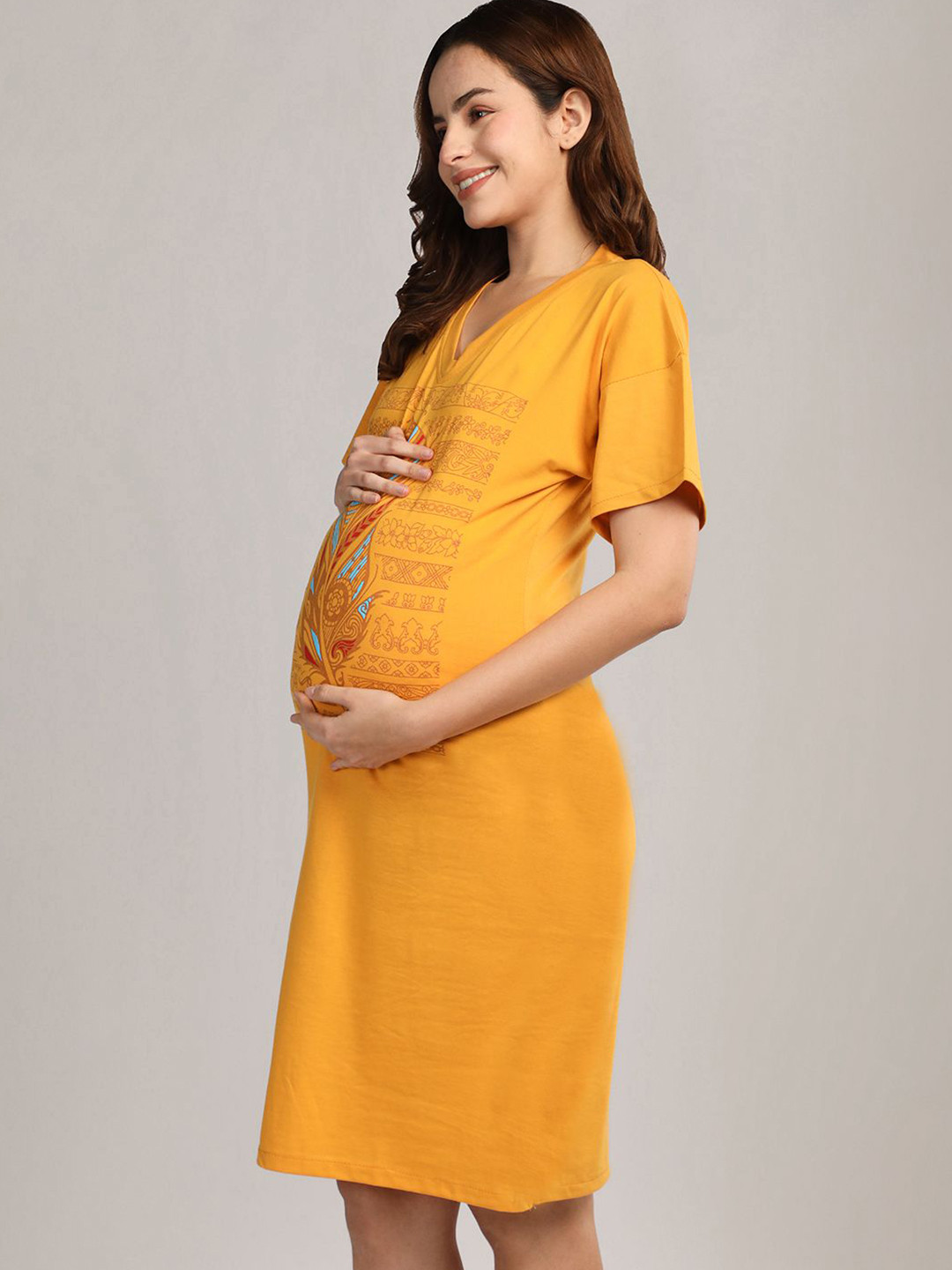 Duchess Loose Fit Maternity Mom T-Shirt Nightdress