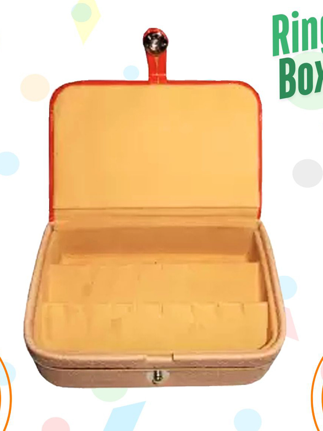 Ajabh Brown 3 Pieces Reusable Ring Box Jewellery Organisers