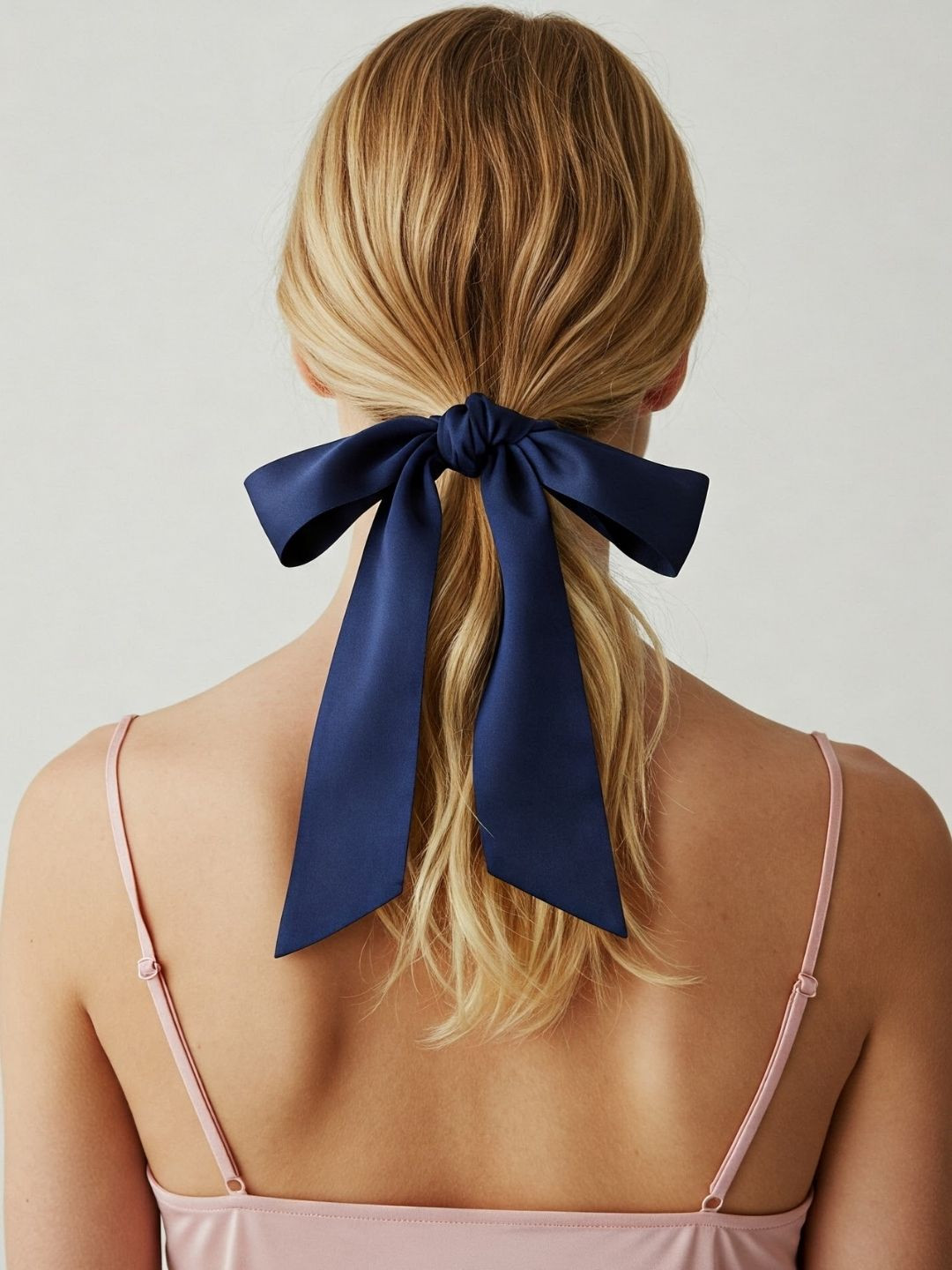 Mueras Satin Silk Luxury Hair Ribbon for Women