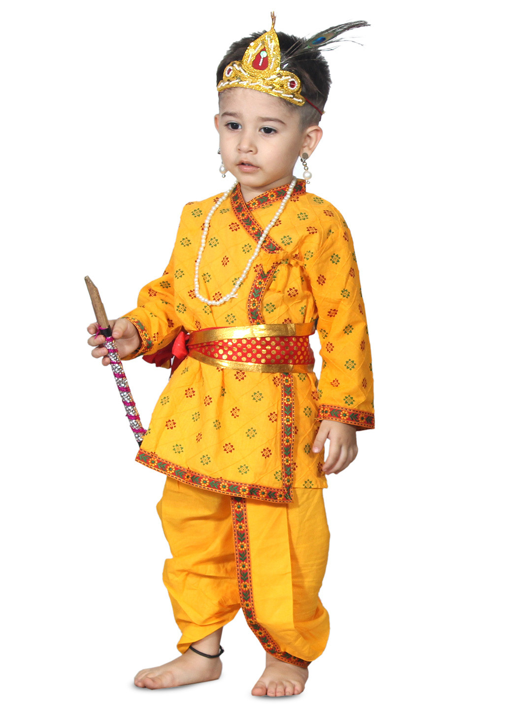 Kaku Fancy dresses Boys Krishna Dress for Janmashtami