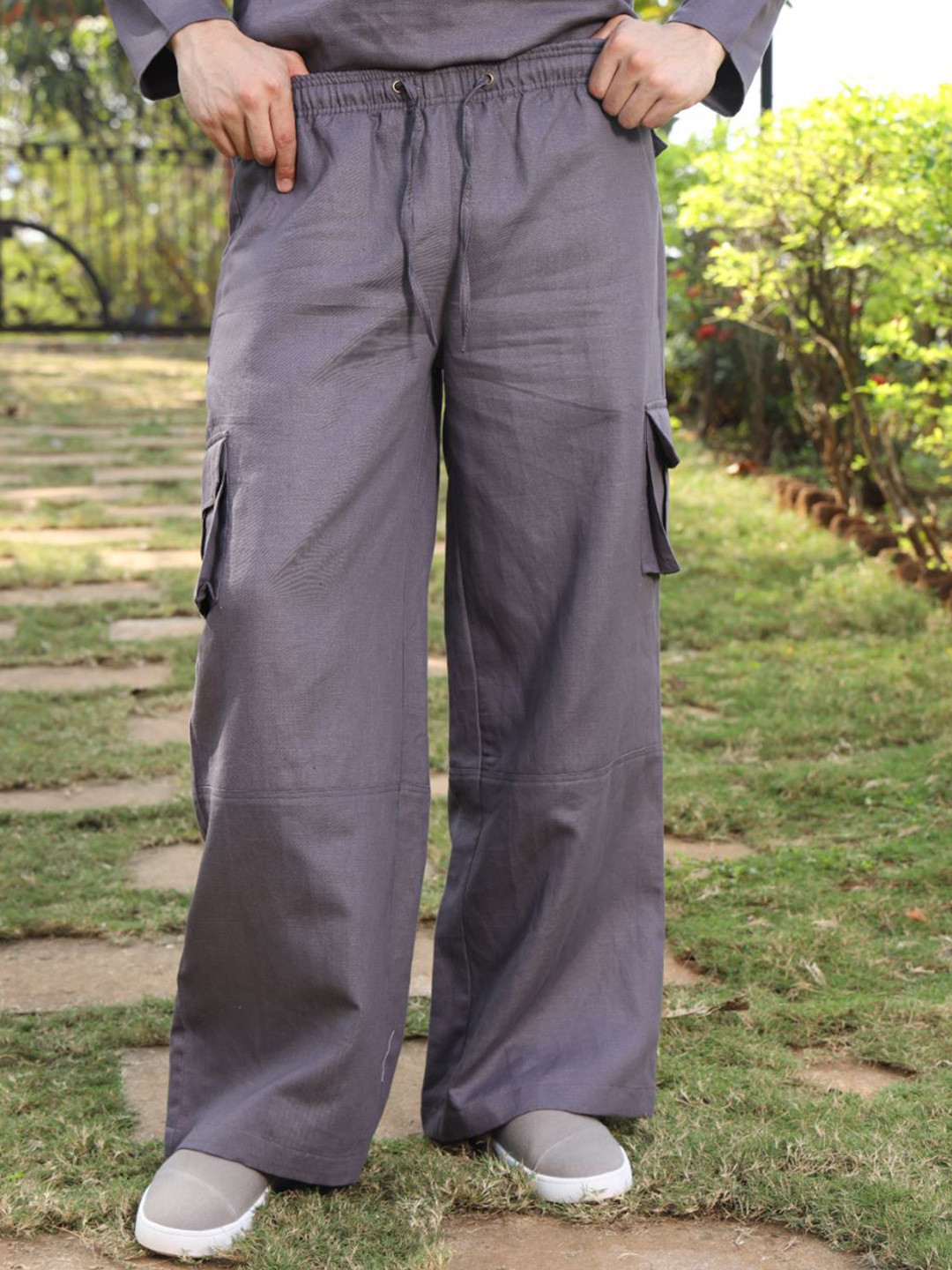 ROAR FOR GOOD Unisex Comfort fit Hemp Cargo with Drawstring