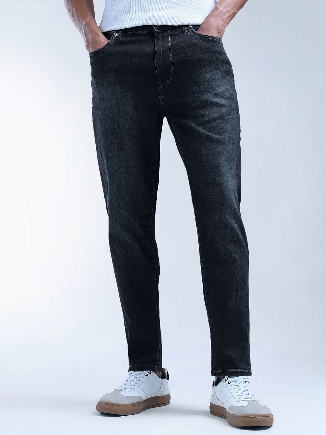 Flying Machine Men Relaxed Fit Mid-Rise Light Fade Authentic Premium  Jeans