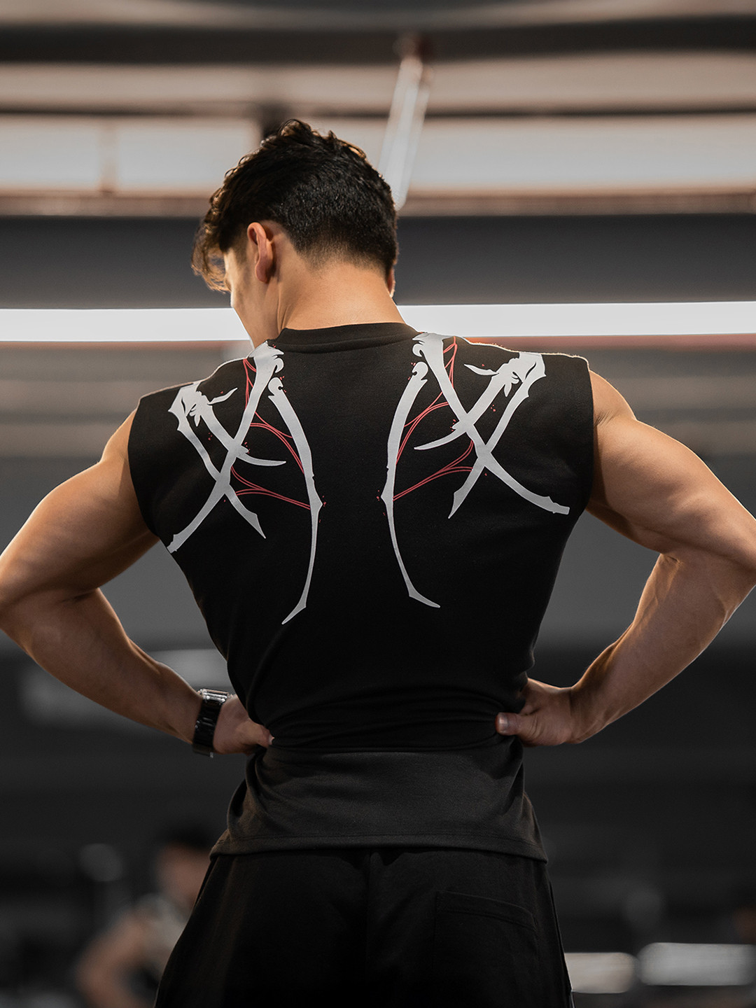 Athflex Men Printed Boxy T-shirt