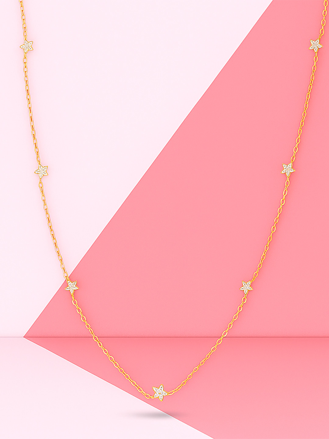 Zisthi 925 Sterling Silver Gold-Plated Star Map Necklace