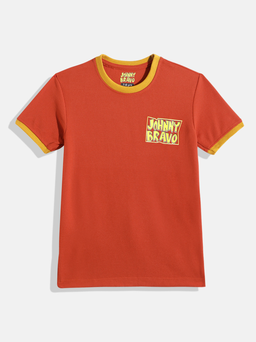 Eteenz Boys Johny Bravo  Printed Cotton T-shirt