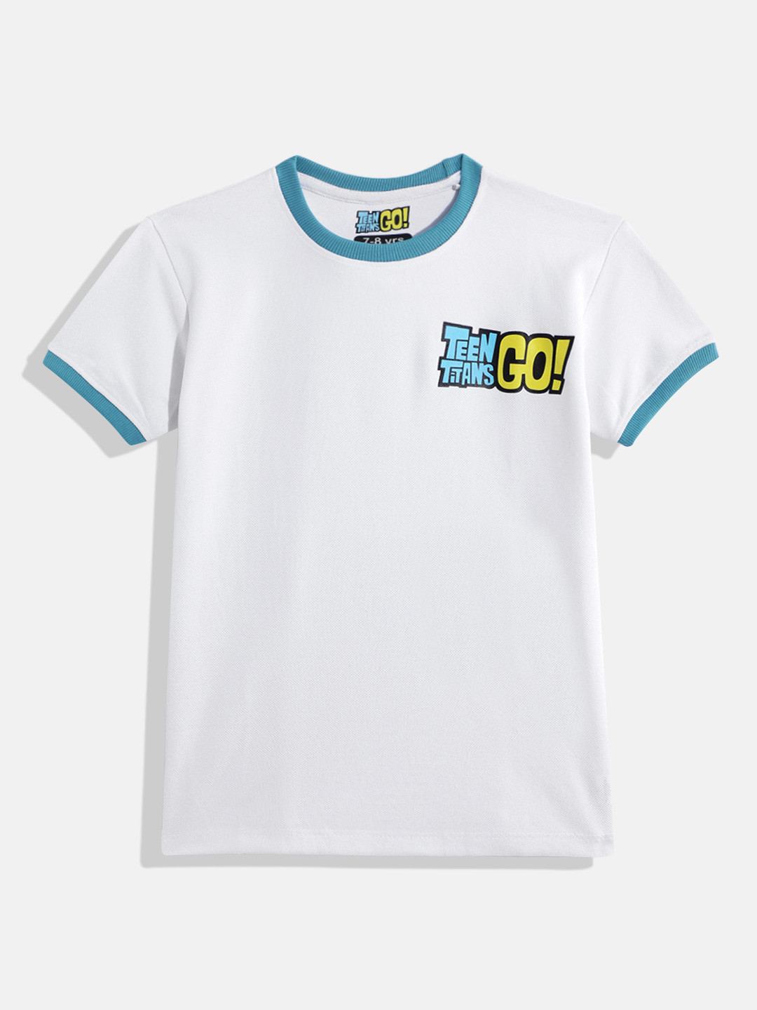 Eteenz Boys Teen Titans Go Printed Cotton T-shirt